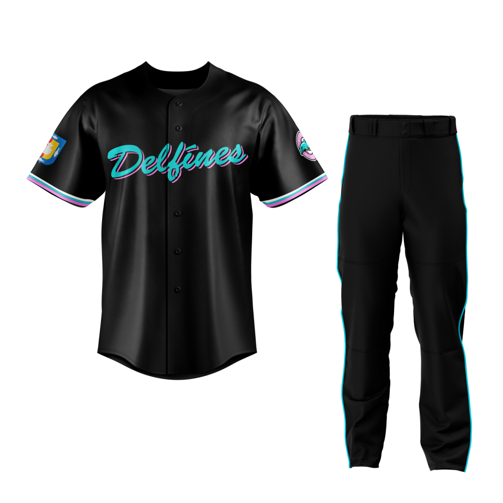 Baseball Uniform Black