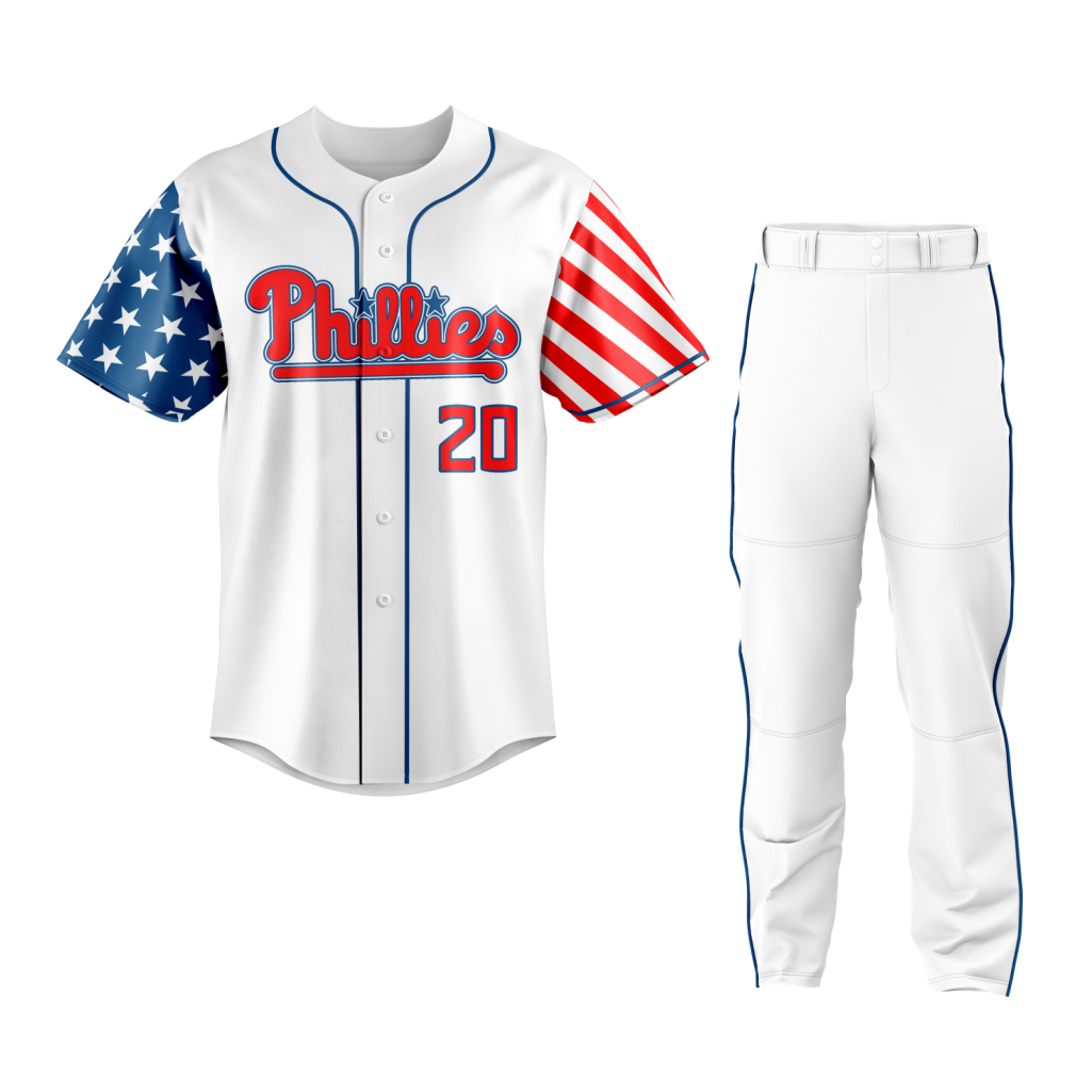 Baseball Uniform White