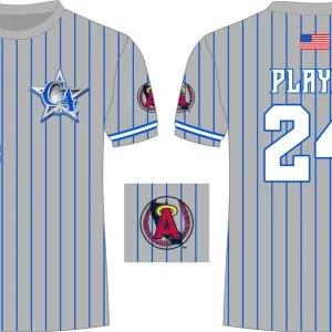 CA Dri Fit Shirt Grey Angels